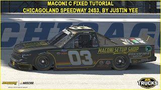 iRacing Maconi Trucks C Fixed Chicagoland Speedway Guide to Qualifying and Race 24S3