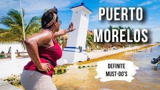 The PERFECT Day in PUERTO MORELOS even with Sargazo Sargassum   MEXICO TRAVEL 2020 Vlog