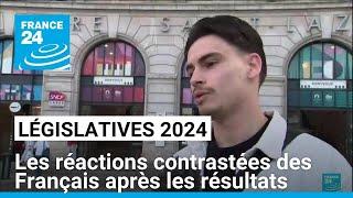 Législatives  les réactions contrastées des Français après les résultats électoraux