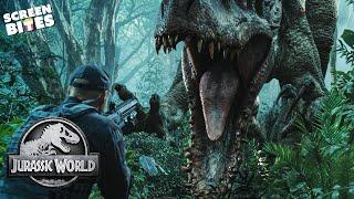 Indominus Rex vs Park Security  Jurassic World 2015  Screen Bites