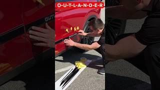 O-U-T-L-A-N-D-E-R  Install process #shorts #mitsubishi  #outlander #phev #2024Outlander #DIY