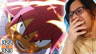 watch this reaction please  FAIRY TAIL EPISODE 322 & 323 REACTION