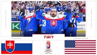 Slovakia vs. USA Highlights  2024 Mens World Hockey Championship