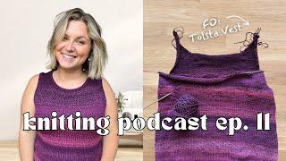 Finished Tolsta Knit E-Reader Cozy Hermiones Everyday Socks and more Knitting Podcast Ep. 11