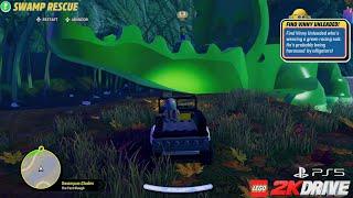 Lego 2K Drive - Quest Swamp Rescue Find Vinny Unleaded Haunstborough - Story Mode