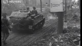 German town of Goch falls to Allied troops 1945