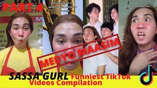 TRY NOT TO LAUGH Sassa Gurl Funniest TikTok Compilation  Part 4