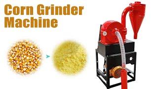 Amazing Corn Grinder Machine to Milling Maize into Fine Powder  Corn Mill Grinding Machine Working