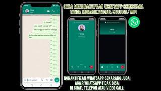 Cara Menonaktifkan WhatsApp Sementara Tanpa Mematikan Data Seluler