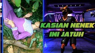 KASIAN NENEK INI JATUH