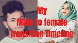 Male to Female - Transgender Transition Timeline