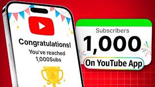How To Get Subscribers On YouTube App