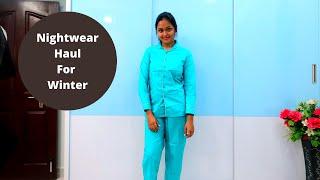 Nightwear Haul For Winter Under 500Rs  Heavenly Homemade