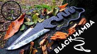 Forging a Black Mamba Knife From Rusty Leaf Spring