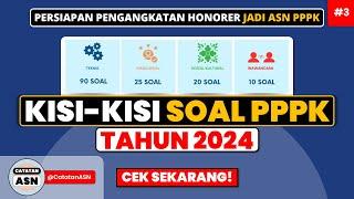 Kisi-Kisi Soal PPPK Tahun 2024 - Persiapan Pengangkatan PPPK