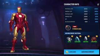 IRONMAN Tier 4 Advancement - Marvel Future Fight  IRONMAN Level 70 to Level 80 Build Cost