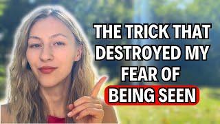 How to get over your fear of being perceived ￼