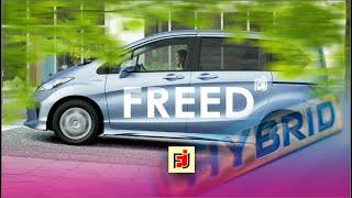 FJAPAN Обзор Honda Freed Hybrid  правый руль  Владивосток