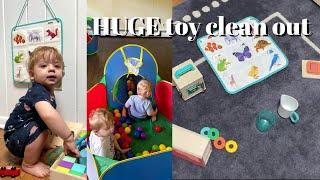 vlog toy clean out Lovevery haul pacifier weaning and MORE