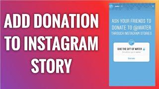 How To Add Donation Sticker To Instagram Story in 2022