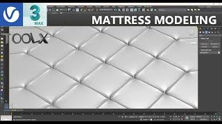 how to Design Mattress  in 3ds max  3ds max