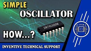 Easy and Simple Oscillator Circuit Using NAND Gate  Astable Multivibrator 