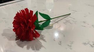Flores de Papel Crepe Ideas Para Hacer Flores de Papel  Easy Paper Flower @mayradiymore307