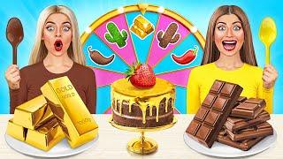 Desafío De Comida Real vs. De Comida Chocolate  Batalla Comestible por Choco DO Challenge