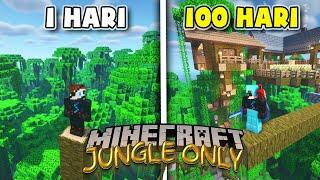 100 Hari di Minecraft tapi Jungle Only️️