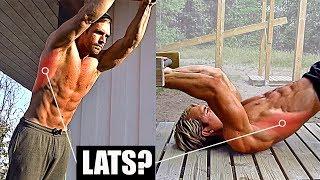 Can You Train LATS Without WeightsMachinesPull UpsRows? 5-10 LAT Exercises