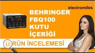 Behringer FBQ100 Feedback Kesici PreAmfi Kutu İçeriği