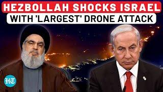 Hezbollah’s Reality-Check To Israel After Gallant’s Threat Targets Spy Base In Largest Drone Blitz