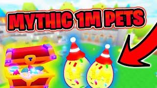 FULL TEAM OF MYTHIC EGG PETS  1M EVENT  Attack Simulator