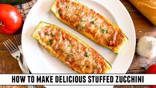 The BEST Stuffed Zucchini Recipe EVER  My Family Went Wild