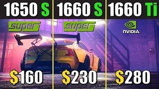 GTX 1650 Super vs. GTX 1660 Super vs. GTX 1660 Ti