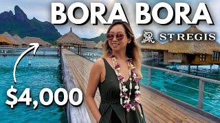 St. Regis Bora Bora $4000Night Overwater vs Beach Bungalow ️  BEST Luxury Resort In Bora Bora