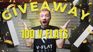 CLOSED 100 V-FLAT GIVEAWAY