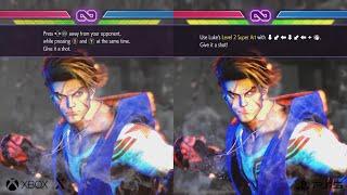 Street Fighter 6 - PS5 vs Xbox Series X Graphics Comparison 4K60 HD