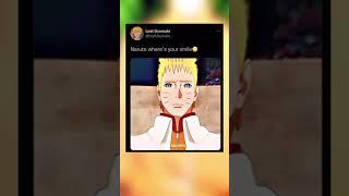 Naruto wheres your smile . Naruto sad edit