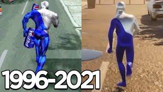 The Evolution of PEPSIMAN Appearances In Games 1996-2021