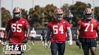 1st & 10 Breaking Down the 49ers Offensive Line Ahead of the 2024 Season