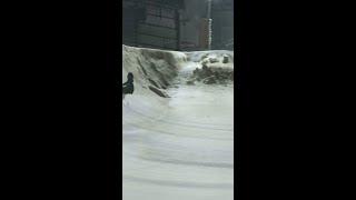 Snowboarding a Secret Halfpipe in a Japanese Warehouse