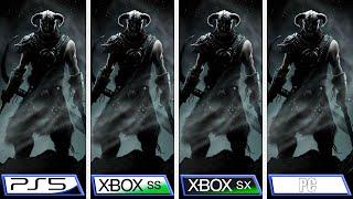 Skyrim  PS5 - Xbox Series SX - PC  Graphics Comparison & FPS