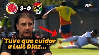 Néstor Lorenzo sobre falta a Luis Diaz Tuve que cuidarlo - Colombia 3-0 Bolivia
