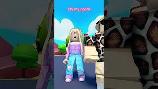 Toddler steals Zebra .. #roblox #robloxrp