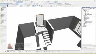 Дизайн дома квартиры в Archicad 1426 - отделка стен 1