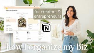 ‍ How I Organize My Business in Notion  productivity system team workflow & Notion AI