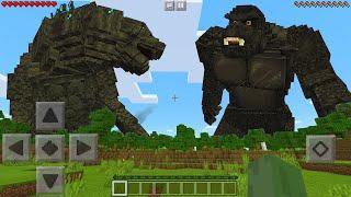 I Found GODZILLA vs KING KONG in Minecraft Pocket Edition... Godzilla DLC