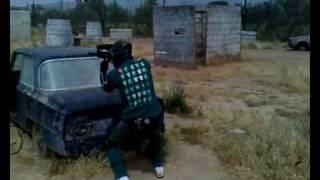 e-polytexneio paintball - automatic weapon frag