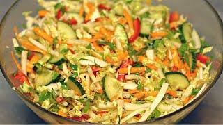 This colorful Chinese cabbage salad with honey mustard dressing is also great for grilling